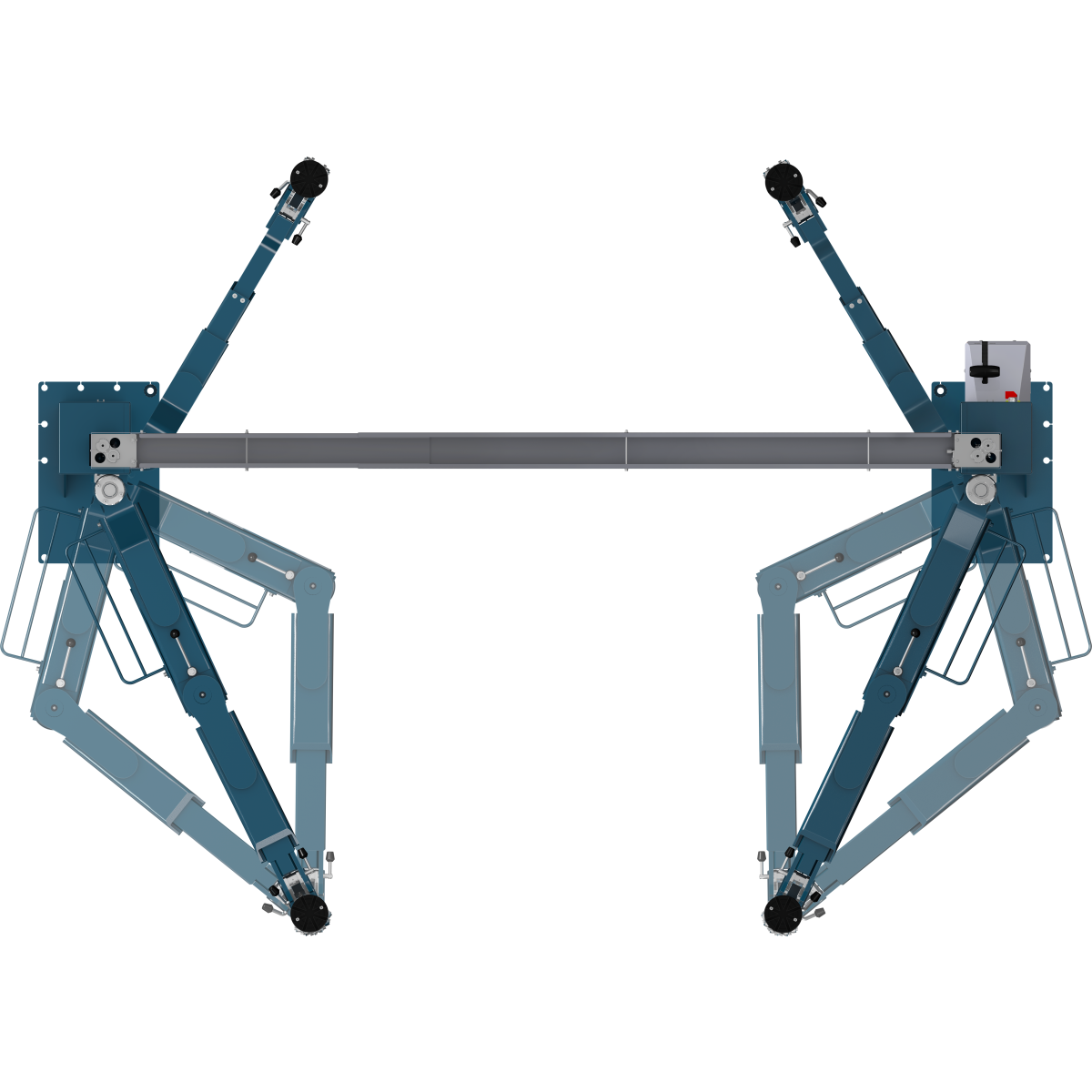 2 post lift HF 3S 3500 OTTO MM d RAL5001 blue