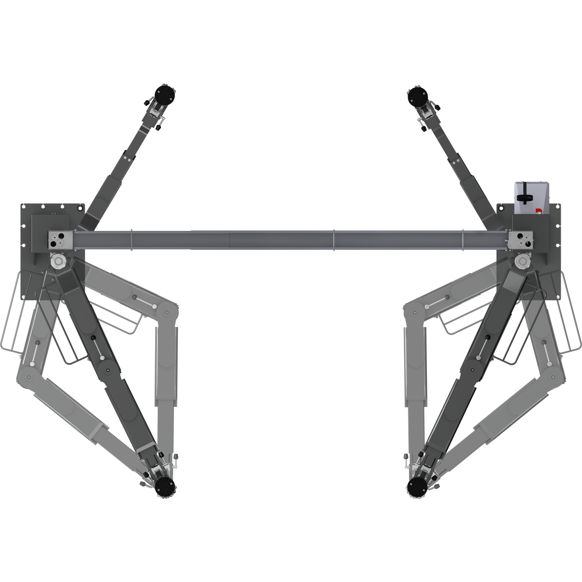 2 post lift HF 3S 3500 OTTO MM d RAL7016 grey