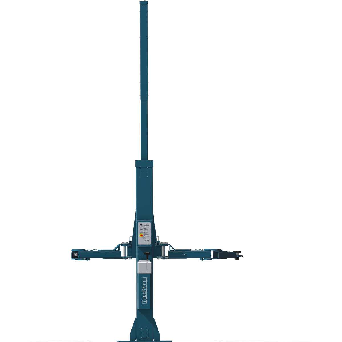 2 post lift HL 2.50 NT DG RAL5001 blue side