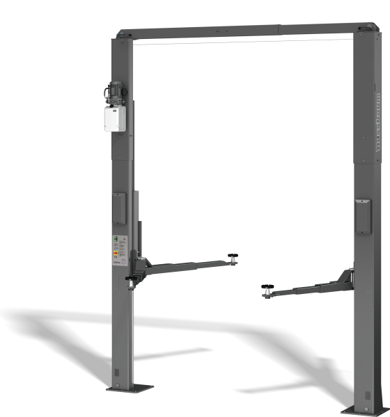 2 post lift SLH 2 35 Advanced DT p RAL7016 grey