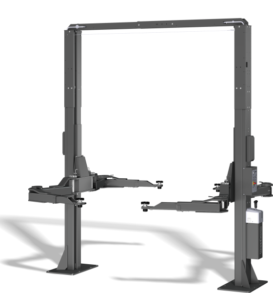 2 post lift SLH 2 55 Premium DG p RAL7016 grey