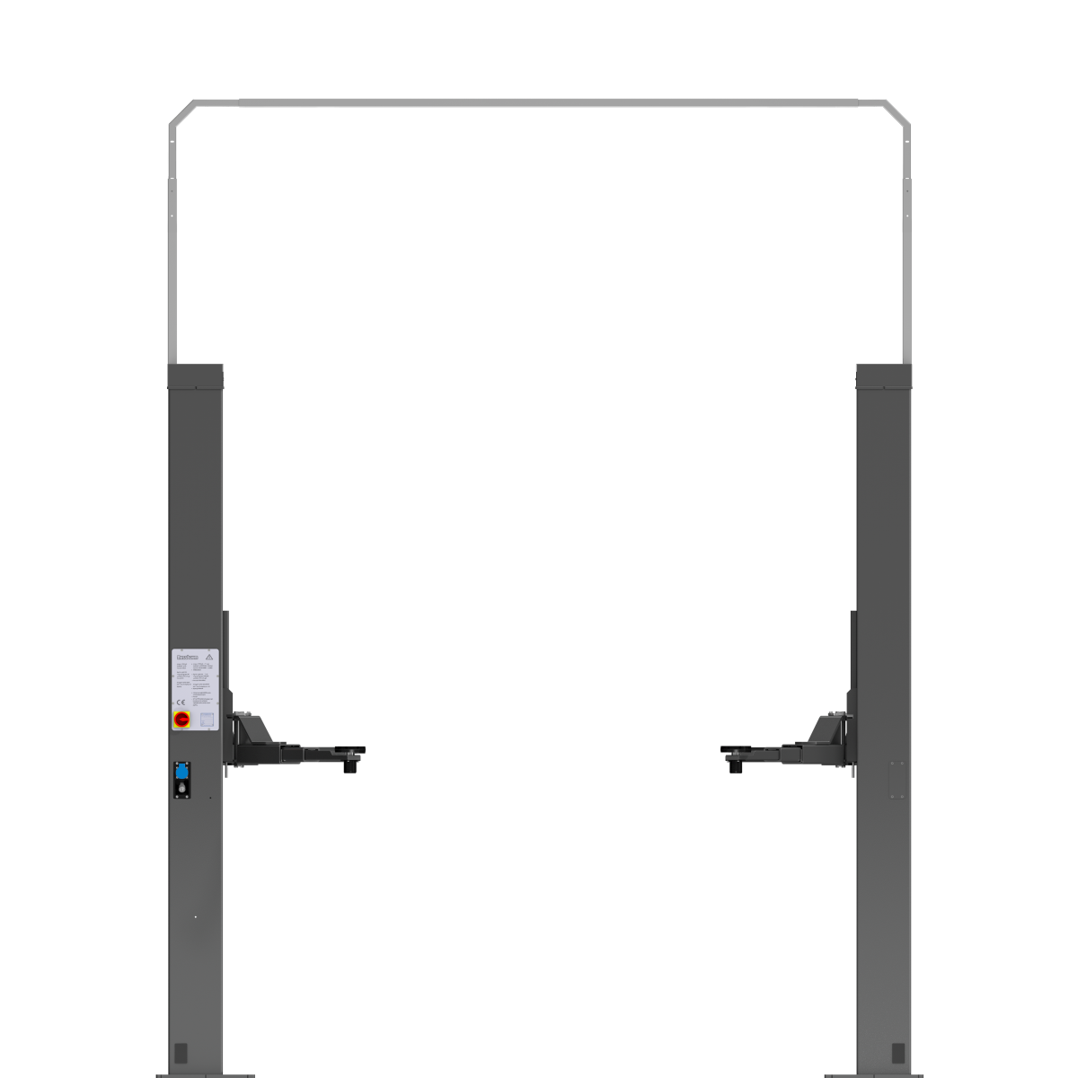 2 post lift Smart Lift 2 30 SL DT f RAL7016 grey